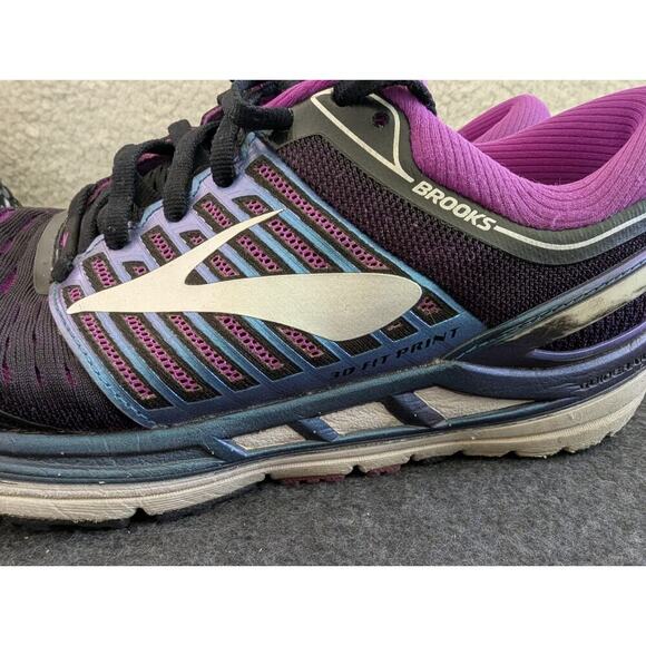 Brooks Transcend 5 Purple Shoes Womens Size 7 Sneakers - Picture 7 of 11